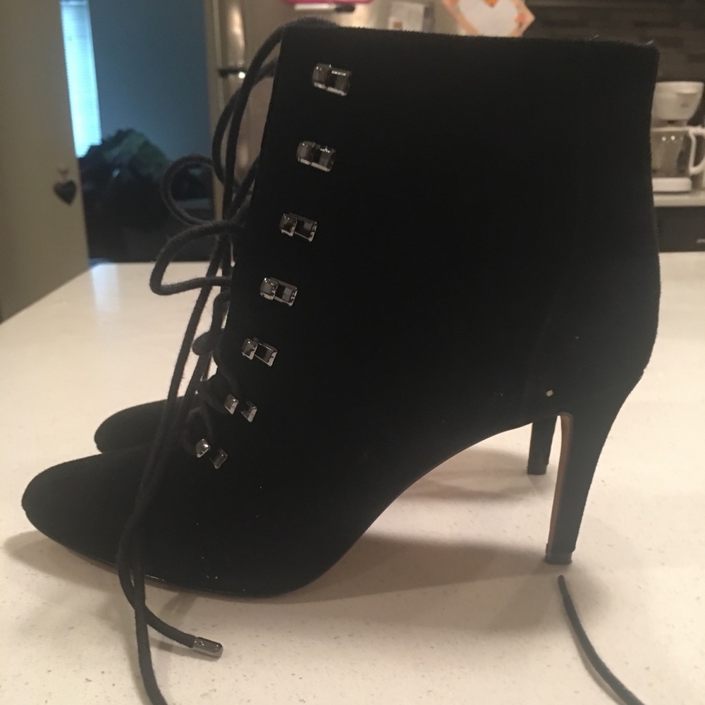 Vince Camuto Black Suede Bootie